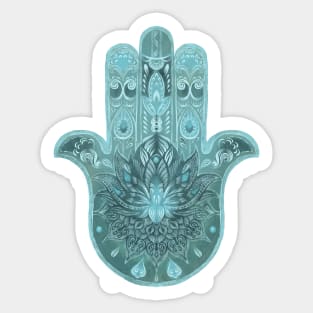 Seaside Hamsa Sticker